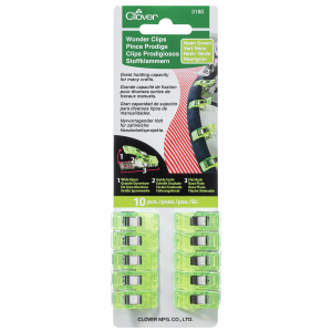 Wonder Clips: Neon Green: 10 Pieces