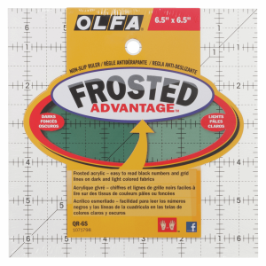 Olfa Quilting Rule: Non Slip: 6.5 x 6.5in