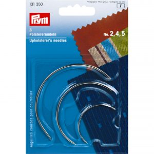 Upholstery needles, curved, assorted