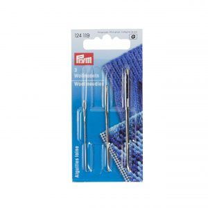 Wool needles with blunt point