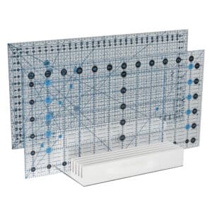 Ruler Rack: 10 Slots: White