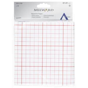 Tracing Paper: Dressmakers: Squared: 87 x 61cm: 3 Sheets